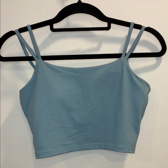 HALARA Tops - HALARA Double Straps Cropped Yoga Tank Top